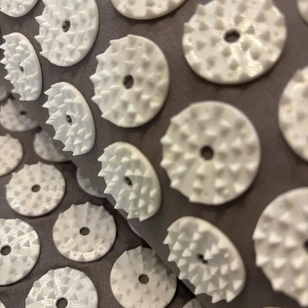 SpikeRest acupressure mat in Gray, photographed by a verified buyer in Latvia